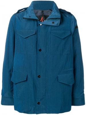 Куртка на пуговицах RRD. Цвет: синий
