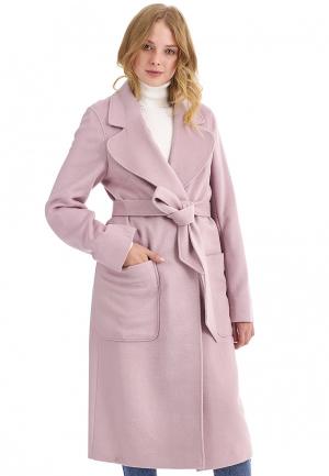 Пальто Nastasia Sabio. Цвет: розовый