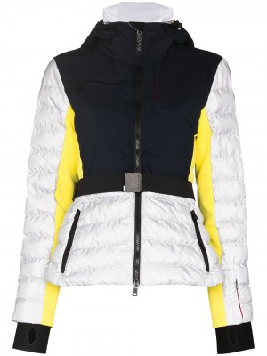 Лыжная куртка Kat со вставками Erin Snow. Цвет: синий