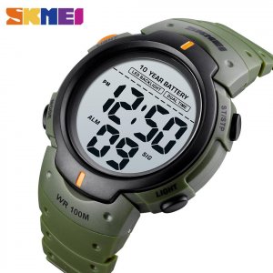 SKMEI новые спортивные часы мужские уличные модные цифровые многофункциональные водонепроницаемые наручные 100 м 1560