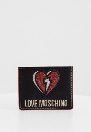 Визитница Love Moschino. Цвет: черный
