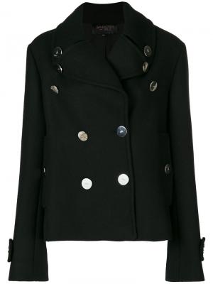 Двубортная куртка Giambattista Valli. Цвет: чёрный