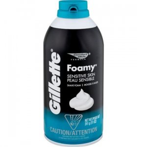 Foamy Sensitive(Нежная кожа) Пена для бритья 11 унций 311 гр. Gillette