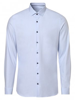 Рубашка узкого кроя на пуговицах , светло-синий OLYMP