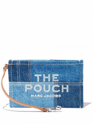 Джинсовая косметичка Pouch Marc Jacobs. Цвет: синий