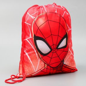 Мешок для обуви 420 х 350 мм, spider-man MARVEL. Цвет: красный, разноцветный