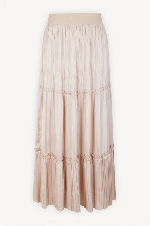 Пудрово-розовая юбка Bonnie Gerard Darel. Цвет: розовый