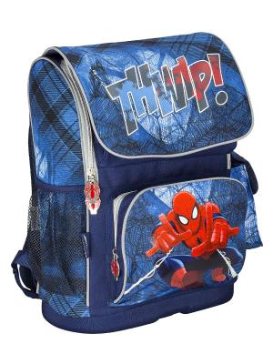 Ранец профилактический с эргономической спинкой.Spider-man Classic Spider-man. Цвет: голубой, красный