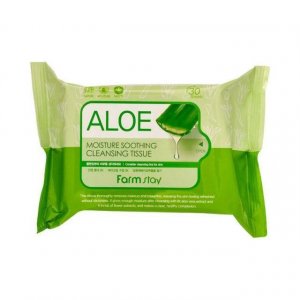 - Aloe Moisture Soothing Cleansing Tissue FARM STAY