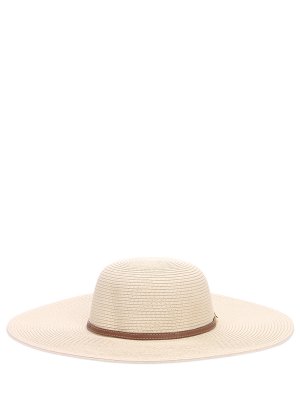 Шляпа пляжная Jemima MELISSA ODABASH. Цвет: бежевый
