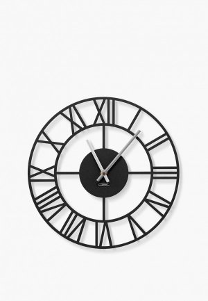 Часы настенные OST Loft time 31 см. Цвет: черный