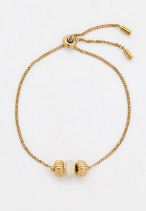 Браслет Fossil. Цвет: золотой