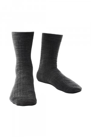 Бесшовные неэластичные носки из мериносовой шерсти для лечения опухших ног , серый Steven