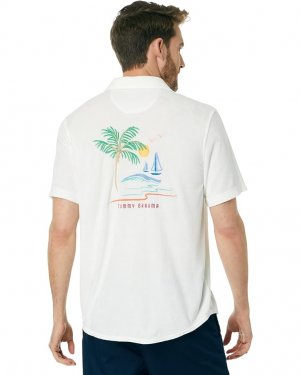 Рубашка Poolside Oasis Camp Shirt, цвет Continental Tommy Bahama