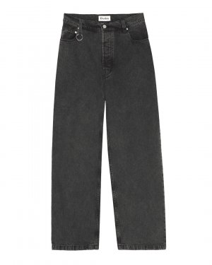 Широкие мужские джинсы Études. Цвет: черный
