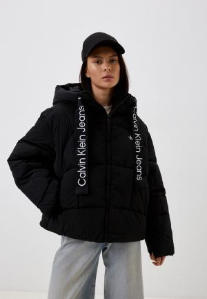 Куртка утепленная Calvin Klein Jeans. Цвет: черный