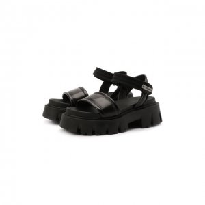 Кожаные сандалии Premiata. Цвет: чёрный