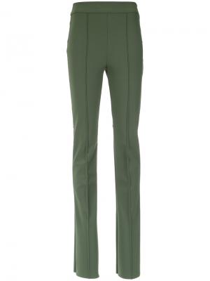 High-waisted trousers Gloria Coelho. Цвет: зелёный
