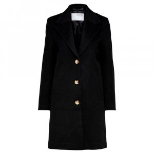 Пальто New Sasja Wool, черный Selected