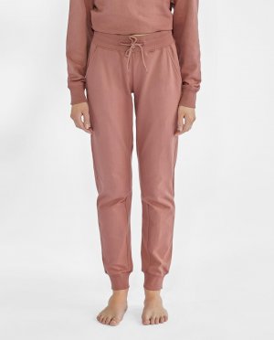 Длинные спортивные женские брюки с передними карманами. , розовый Bread & Boxers
