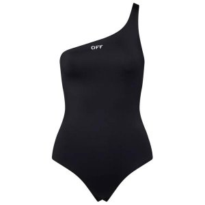 Купальник polyamide swimsuit, черный Off-White