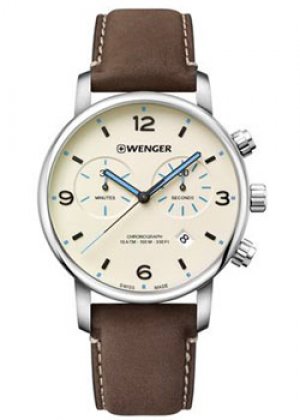 Швейцарские наручные мужские часы 01.1743.111. Коллекция Urban Metropolitan Chrono Wenger