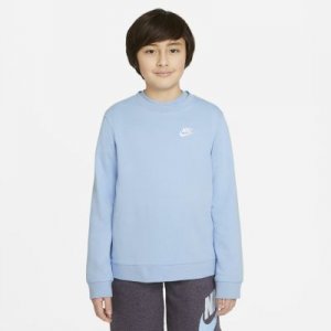 Свитшот из ткани френч терри для мальчиков школьного возраста Sportswear - Синий Nike