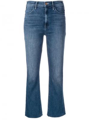 Расклешенные джинсы Mother. Цвет: синий