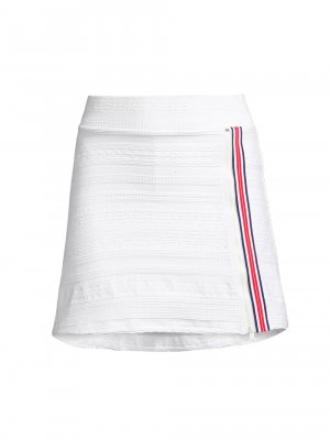 Текстурированные шорты с боковой молнией L'Etoile Sport, белый L'Etoile Sport