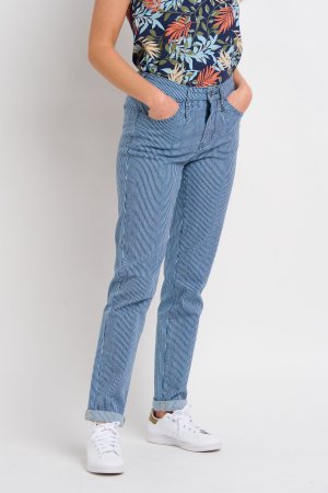 Полосатые брюки с узором в виде полосок , синий Brakeburn