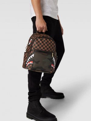 Рюкзак со сплошным узором, модель SIP С КАМО-АКЦЕНТОМ , коричневый Sprayground
